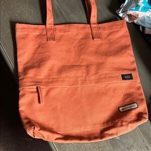 Terra Thread Mailchimp & Co Terra Cotta Orange Canvas Tote Bag
